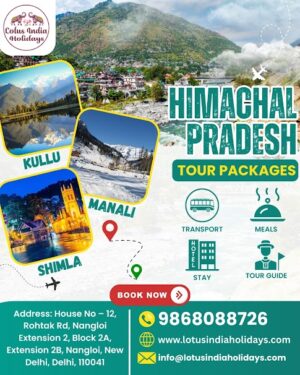 Are You Planning for a Trip with the Best Agency in Delhi for Himachal Tour Packages? Choose Lotus India Holidays!