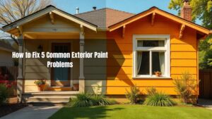 How to Fix 5 Common Exterior Paint Problems