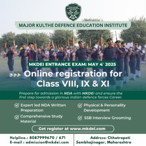 Best NDA Written Exam Coaching in Aurangabad for Defence Aspirants