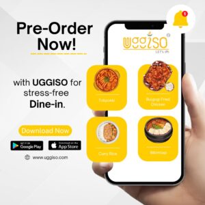 Skip the Wait: Enjoy Faster Dining with UGGISO’s Pre-Ordering, Dine-In, and Takeaway Services.