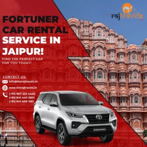 Fortuner Car Hire Jaipur | Luxury SUV Rental with Driver