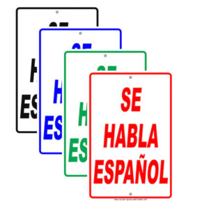 se habla espanol
