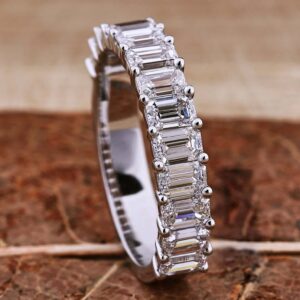 lab created diamond band