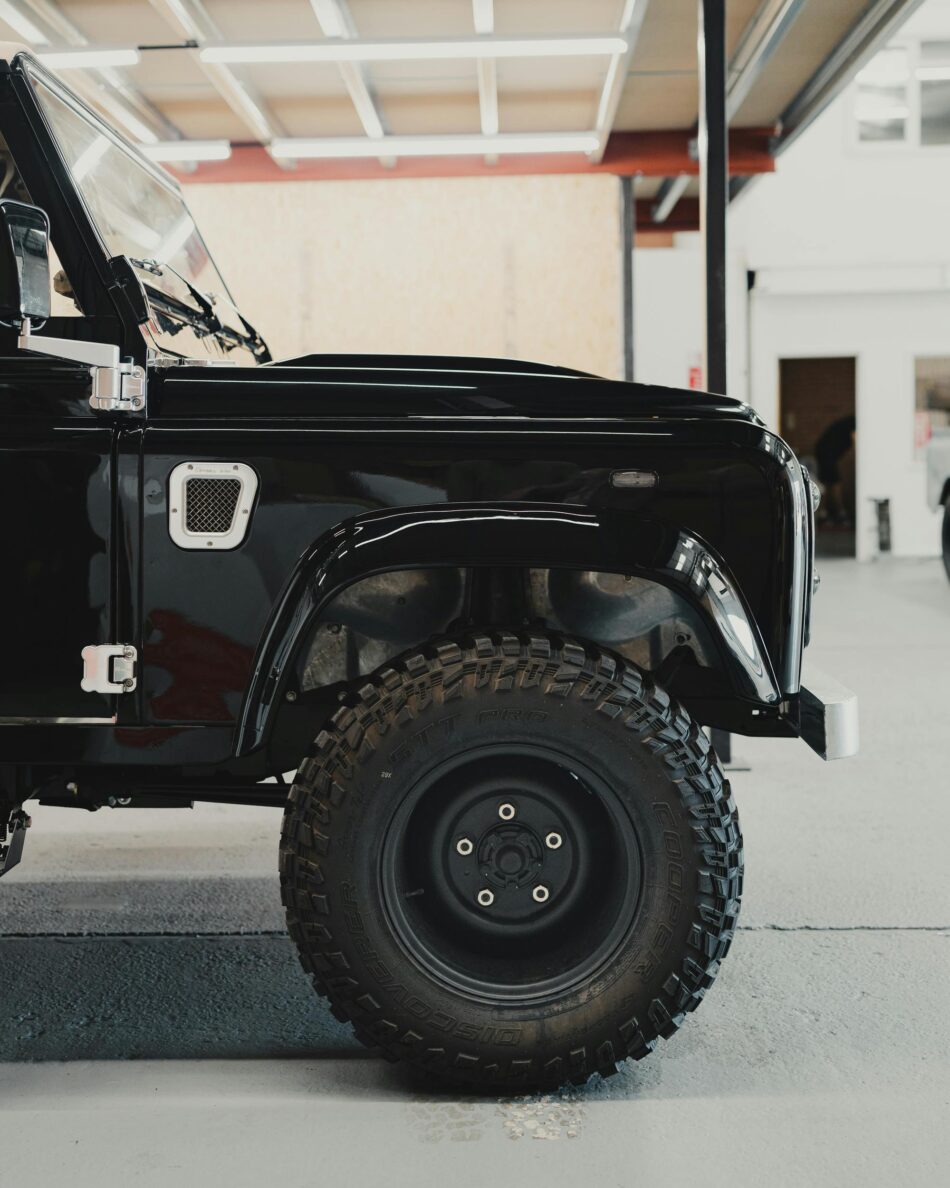 restored land rover defender for sale