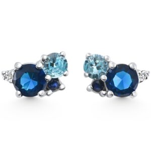 Multi Colored Stone Earrings