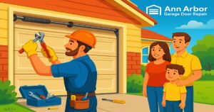 How Does Same Day Garage Door Repair Improve Home Security in Ann Arbor?