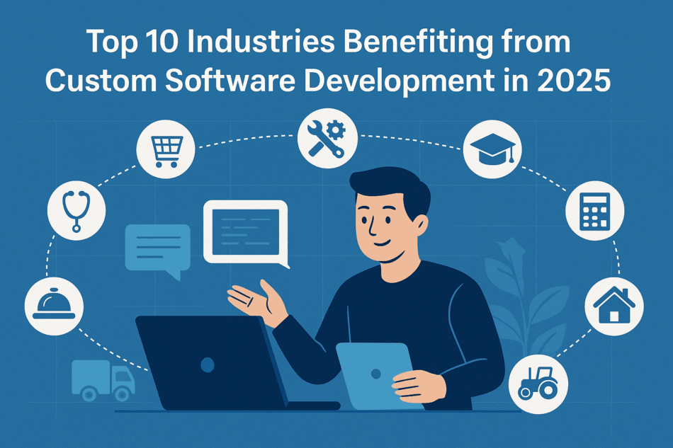 Top 10 Industries Benefiting from Custom Software Development in 2025