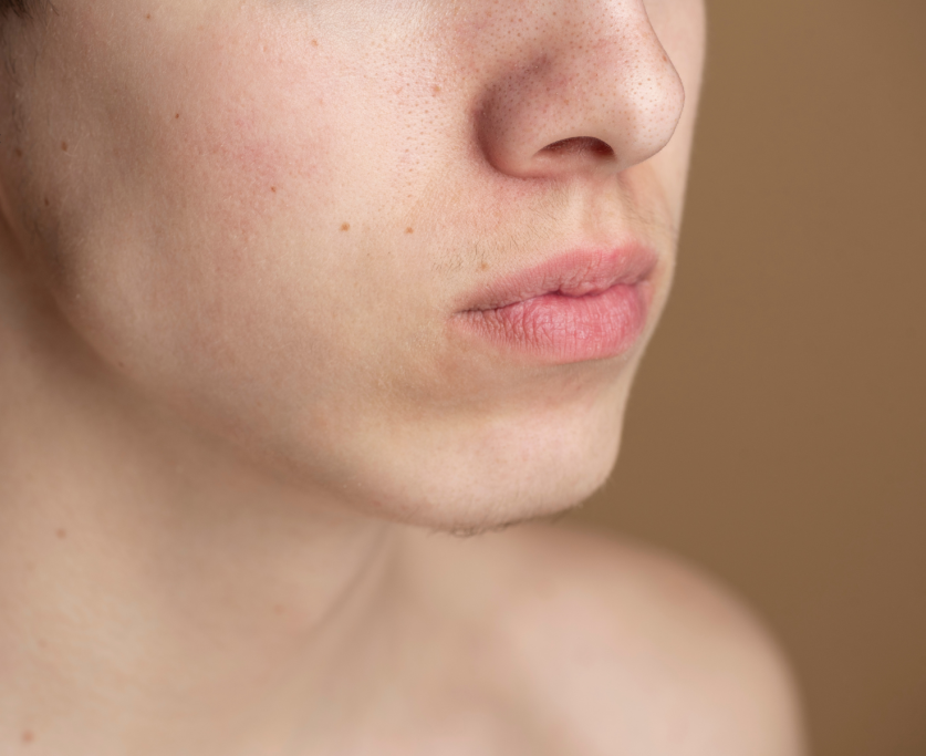 Large pores treatment for smoother foundation wear