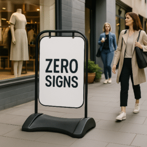 Customised Signs in the UK: How Zero Signs is Transforming Everyday Spaces into Brand Experiences