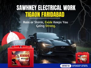 Exide Car Battery Dealer in Tigaon Faridabad: Reliable Power for Your Vehicle