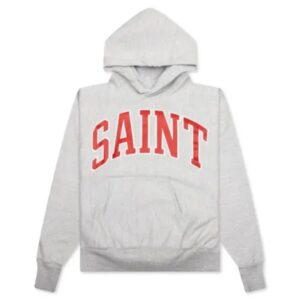 Saint Michael Hoodie Strength Worn Softly