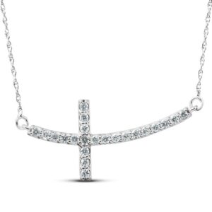Unique Diamond Cross Necklaces