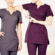 purple label yoga scrubs