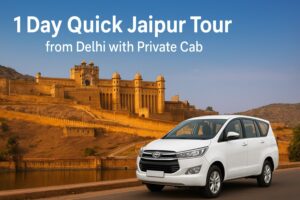 1 Day Quick Jaipur Tour from Delhi with Private Cab