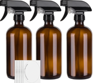 Stylish and Functional: Transform Your Space with Amber Glass Spray Bottles