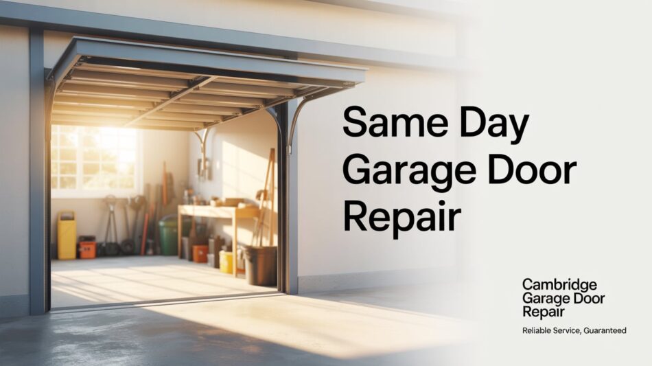 How Can Same Day Garage Door Repair in Cambridge Fix All Types of Garage Doors?