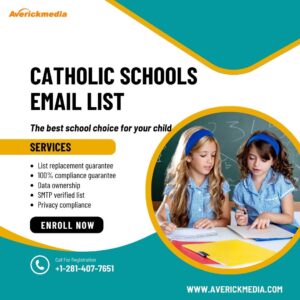 What information is included in a Catholic Schools Email List?