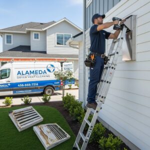How to Safely Perform a Dryer Vent Cover Replacement in Alameda?