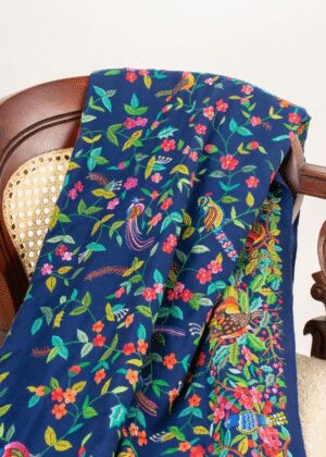 Elegant Petit Point Shawls Handcrafted Heritage by Prastuti Designs