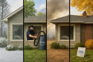 How Do Weather Changes Affect Negative Pressure Air Duct Cleaning in Medford?