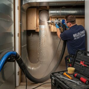 How Does Negative Pressure Air Duct Cleaning Affect HVAC System Efficiency in Bellflower?
