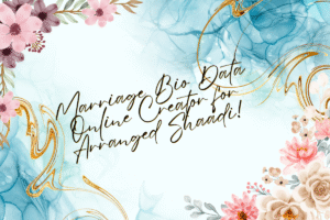 Marriage Bio Data Creator with Stylish Templates!