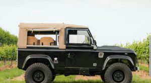 Antique Land Rover Defenders