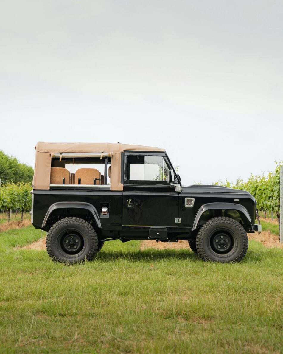 Antique Land Rover Defenders