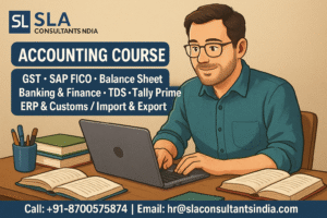 Accounting Course in Delhi. With SAP FICO and SAP Hana AI,, Job-Oriented Training Program Designed for MNC Careers, Upskills with AI for 2026, by SLA Consultants India,