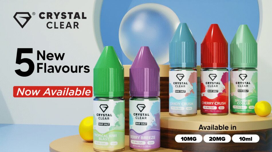 Crystal Clear Nic Salts 10ml Wholesale | Bulk Vape Supply UK
