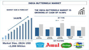 India Buttermilk Market Share & Growth, 2033 | UnivDatos