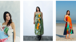 Tiger Print Abstract Multicolour Spaghetti Strap Maxi Dress