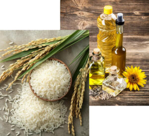 High-Quality Organic Cooking Oils and Basmati Rice from a Global Food Supplier