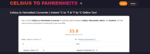 Best Online Temperature Converter Tools for Quick Celsius to Fahrenheit Conversion