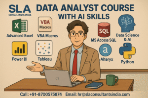 Future-Ready Data Analyst Course in Delhi | AI & ChatGPT Skills + Job Support, by SLA Consultants India