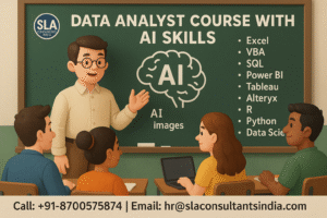 The Data Analytics Course: Complete Data Analytics Internship, Master with AI Skills for 2026, by SLA Consultants India,