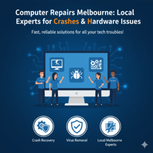 Computer Repairs Melbourne: Local Experts for Crashes, Viruses & Hardware Issues