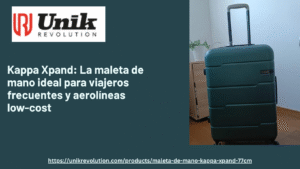 Kappa Xpand: La maleta de mano ideal para viajeros frecuentes y aerolíneas low-cost