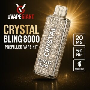 Crystal Bling 8000: Long-Lasting, Flavour-Packed, and Effortlessly Stylish