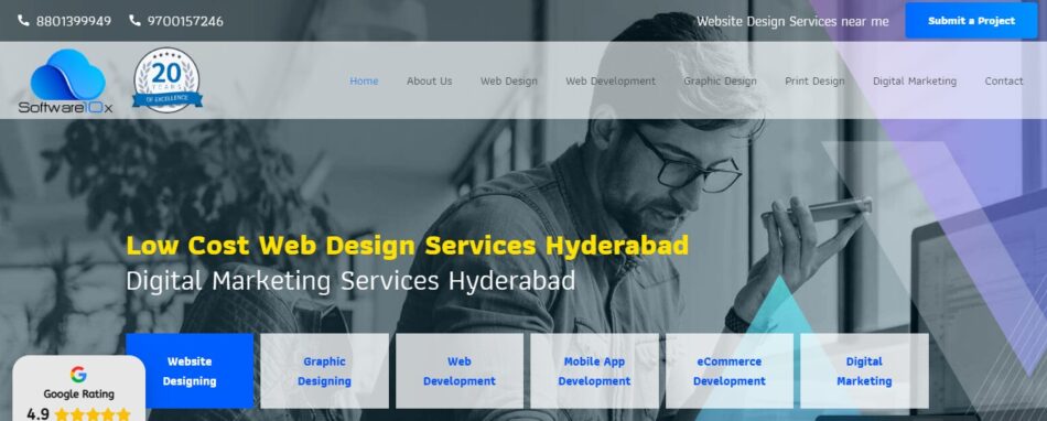 Web Design/Web Designer Agency Services Hyderabad, Website Designing Near me
