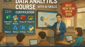 Data Analytics Training Course in Delhi with AI Skills, IBM Certification, New Year Offer 2026 by SLA Consultants India