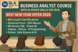 Join Business Analyst Course in Delhi at SLA Consultants India with Best New Year Offer 2026, IBM Certification Assistance,