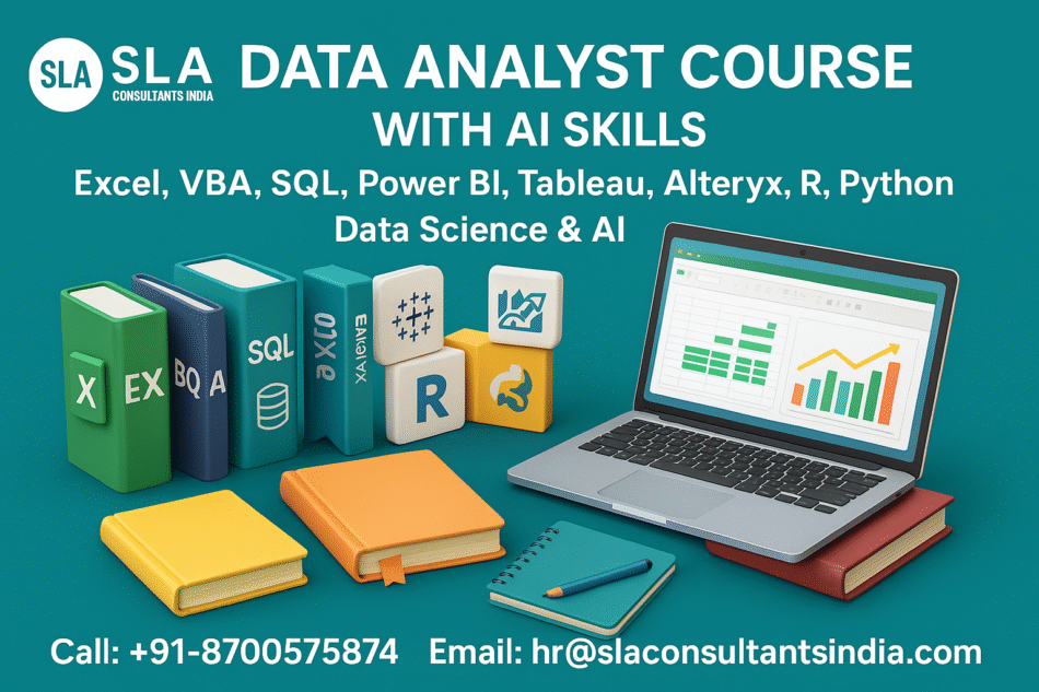 Data Analyst Training in Delhi with AI & Machine Learning Skills by SLA Consultants India