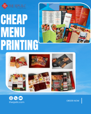 Cheap Menu Printing Services | Affordable Custom Menu Printing for Restaurants