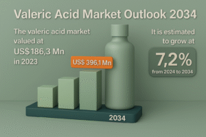 Global Valeric Acid Market Outlook 2034: Key Trends and Growth Forecast