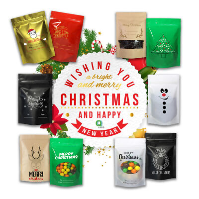 Elevate Your Holiday Packaging with Christmas Mylar Bags from Bexo Packaging