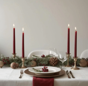 Coloured Taper Dinner Candles – Add Warmth and Style to Every Occasion
