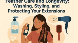 Feather Care and Longevity: Washing, Styling, and Protecting Your Extensions
