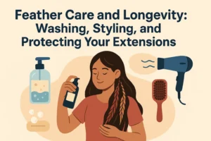 Feather Care and Longevity: Washing, Styling, and Protecting Your Extensions