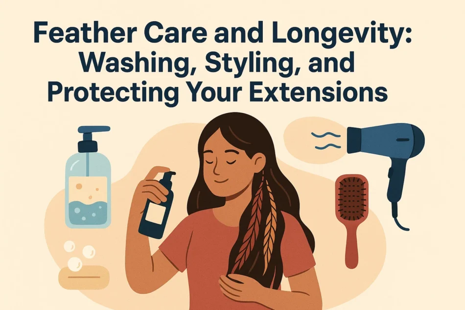 Feather Care and Longevity: Washing, Styling, and Protecting Your Extensions